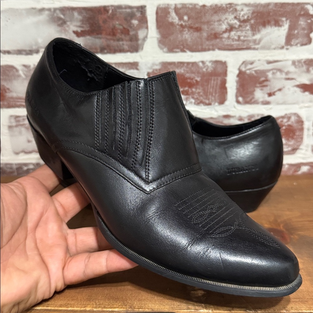 Durango‎ Crush Low Cut Slip On Boots Western Black Leather Women’s Size 9.5
